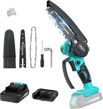 Mini Cordless Chainsaw, 6 Inch