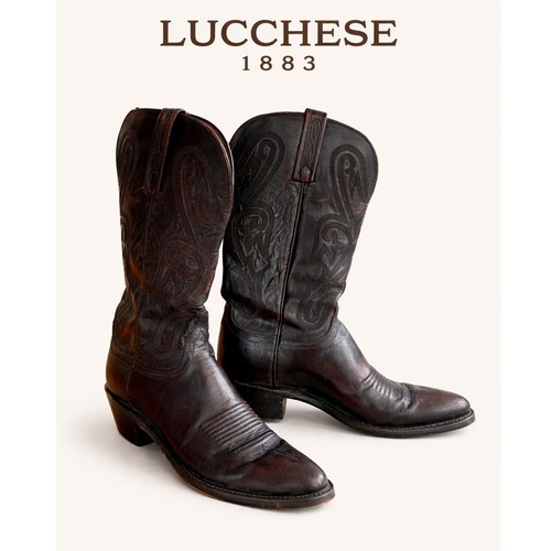 Stivali cowboy pelle lucchese - pelle,