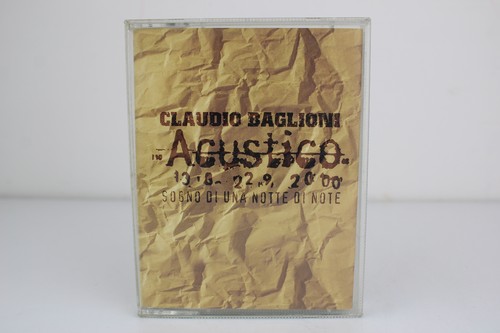Claudio baglioni acustico - claudio,