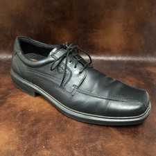 Mocassini da uomo Ecco Helsinki 2 slip on taglia 48 US 14 scarpe eleganti in pelle nera