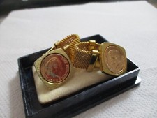 GEMELLI dorati CAMICIA KENNEDY vintage polsino