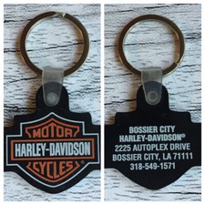 PORTACHIAVI Originale HARLEY-DAVIDSON moto c/NOME Concessionario USA LOUISIANA