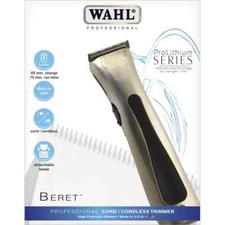 WAHL BERET Prolithium Serie cordless Tosatrice Tagliacapelli professionale 8841L