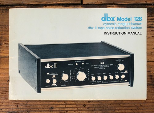 Dbx model 128 range enhancer - dbx,