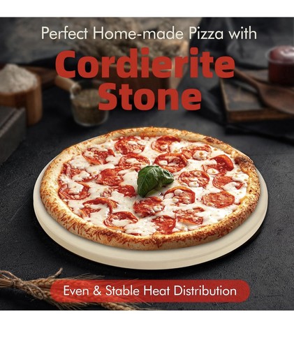 Pietra per pizza - rotonda, 14"