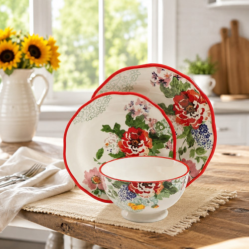 Set pezzi piatti - 12,