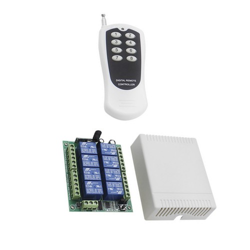 Set dc12v relè 433mhz - 433mhz, 8ch