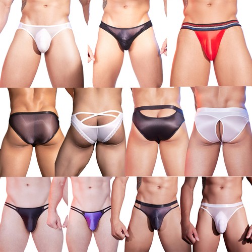 Slip uomo elasticizzato - , lucido