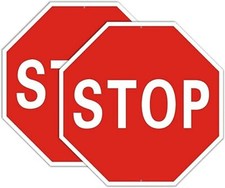 CARTELLO SEGNALETICO OTTAGONO