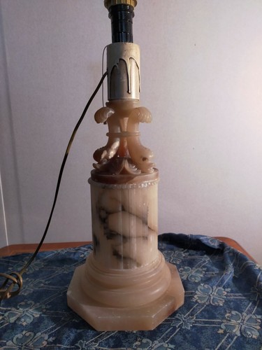 Lampada alabastro marmo - , italia