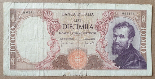 10000 lire diecimila 1970 - 10000,