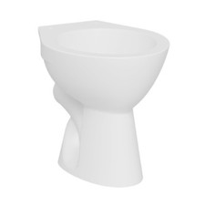 Vaso a pavimento 47 cm in ceramica bianco lucido scarico a parete Vitra Normus N