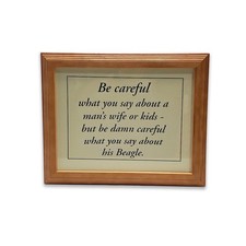 Framed Bird Dog Poem