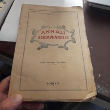 annali schiapparelli 3 numeri 1928 1929 NON DIVISIBILI  KYO1