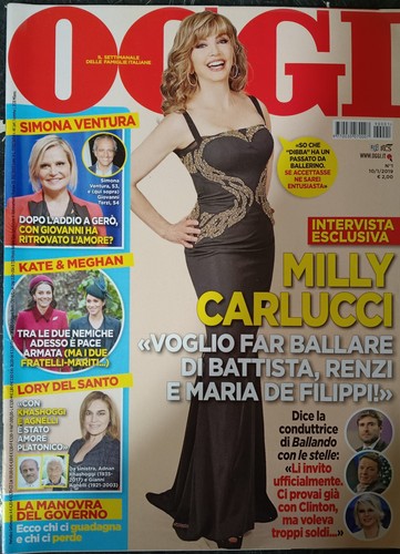 Oggi milly carlucci simona - milly,