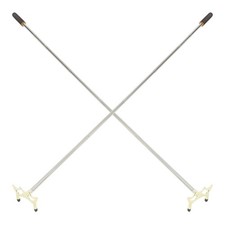  2pz Ponte stecca biliardo - stecca stecca ponte piscina regolabile in acciaio inox -