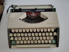 1957??- MACCHINA DA SCRIVERE OLYMPIA DELUXE CON MANUALE