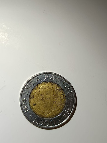 Moneta 500 lire - 1994, luca