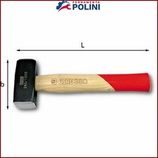 USAG 380 MAZZETTA MAZZETTE MARTELLO MANICO IN LEGNO UTENSILE PROFESSIONALE