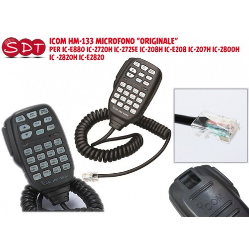 Icom 133v microfono - icom,