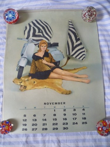 Vespa calendar page - copy, 1961