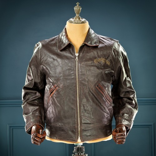 Giacca pelle vintage - , anni