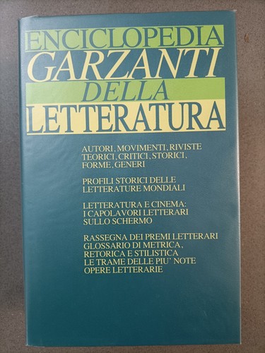 Enciclopedia garzanti della - enciclopedia,