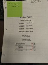 Complete Nursing Care Plan