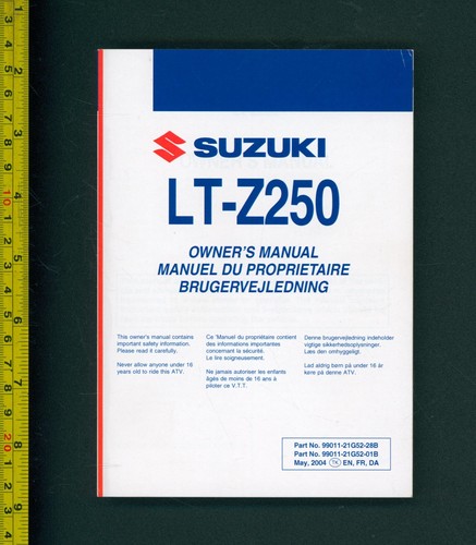 Suzuki ltz250 manuale - k5,