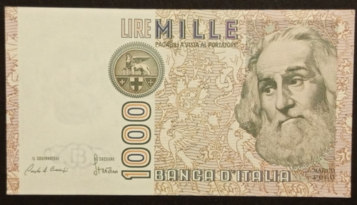 1000 lire 1985 q fds - 28/10/1985,