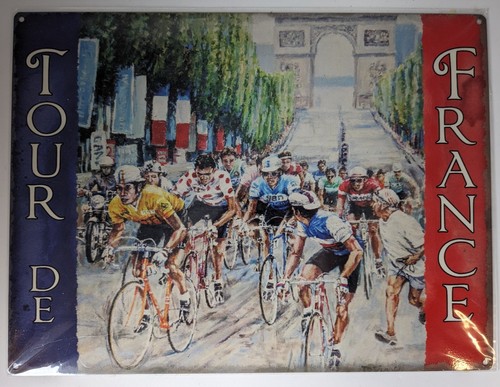 Tour france tin plate sign - de,