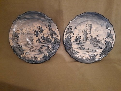 Coppia piatti piani alba - ,