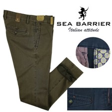 Pantaloni uomo eleganti classico invernali sea barrier vita alta elasticizzati