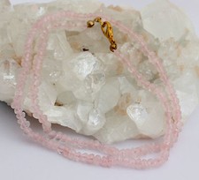 Quarzo Rosa Collana Pietre