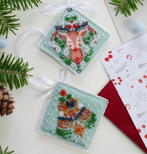 Kit ricamo con perline di - da,