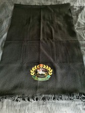 Sciarpa sciarpa originale BURBERRY la grande classica in cashmere con logo archivio nera