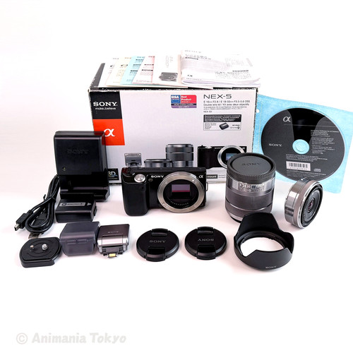 Sony nex fotocamera nera - α, nex-5