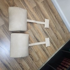 Cuscino poggiatesta SOFTUB Almond LeatherTex Spa - Set di 2