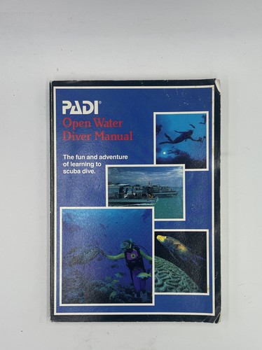 Padi open water diver - open, manual