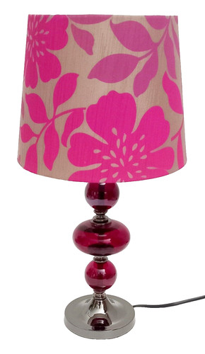 Lampada lume tavolo fucsia - lampada,
