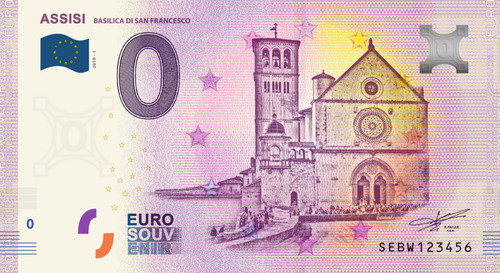 Zero euro souvenir - zero,