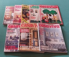 Lotto Rivista Casa Viva, 8 numeri, vintage anni ‘80’90, CasaViva