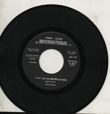 TRITONS disco 45 giri I CAN'T GET NO SATISFACTION  made in ITALY 