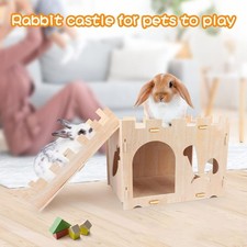 Gabbia per conigli in legno