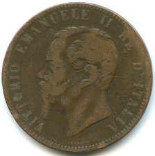 Italia 10 centesimi Vittorio