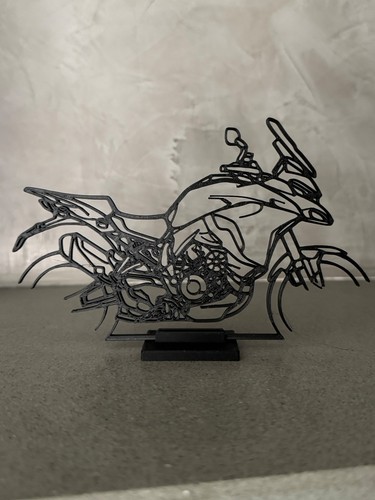 Moto stilizzata stampata 3d - stilizzata,