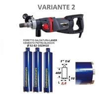 CAROTATRICE RURMEC DM 52 D  SECCO C/TESTA ASPIRAZIONE + FORETTI  D. 52-82-102