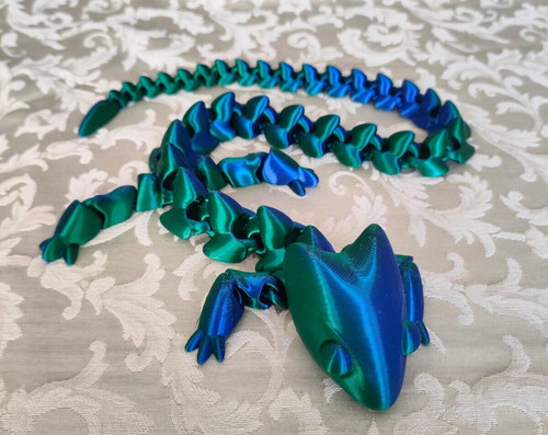 Drago geko snodabile stampato - drago,