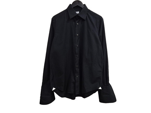 Scabal black formal shirt made - scabal,