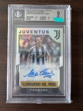 Alessandro Del Piero Autograph BGS 9 Juventus TOPPS CHROME 2022-23